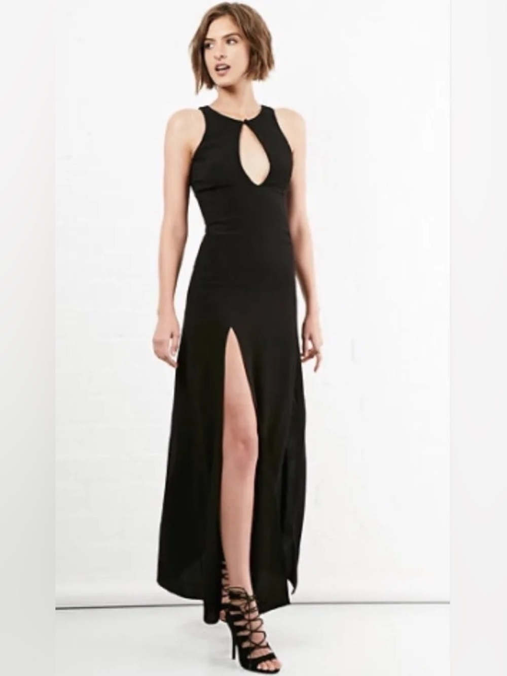 NEW $350 Stone Cold Fox Owen Gown In Black Size 3 (Large)